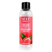 Массажное масло Sexy Sweet Nectar Lychee с феромонами и ароматом личи - 75 мл. - Биоритм - купить с доставкой в Сургуте