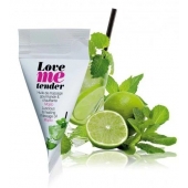 Съедобное согревающее массажное масло Love Me Tender Mojito с ароматом мохито - 10 мл. - Love to Love - купить с доставкой в Сургуте