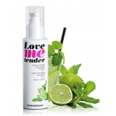 Съедобное согревающее массажное масло Love Me Tender Mojito с ароматом мохито - 100 мл. - Love to Love - купить с доставкой в Сургуте