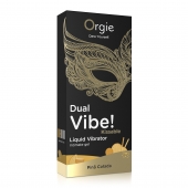 Съедобный гель Dual Vibe Pina Colada с эффектом вибрации и вкусом коктейля пина колада - 15 мл. - ORGIE - купить с доставкой в Сургуте