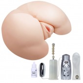 Вибрирующий мастурбатор-попка с ротацией и пультом управления - Baile - в Сургуте купить с доставкой