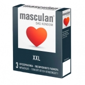 Презервативы увеличенного размера Masculan XXL - 3 шт. - Masculan - купить с доставкой в Сургуте