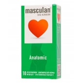 Презервативы анатомической формы Masculan Anatomic - 10 шт. - Masculan - купить с доставкой в Сургуте