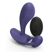 Темно-синий вибромассажер Witty P G Vibrator with Remote Control - Love to Love - в Сургуте купить с доставкой