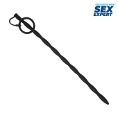 Черный стимулятор уретры Sex Expert - Sex Expert - купить с доставкой в Сургуте