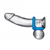 Комплект из 2 эрекционных колец-восьмерок 2-Pack Duo Cock And Ball Stamina Enhancement Ring - BlueLine - в Сургуте купить с доставкой