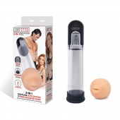 Автоматическая вакуумная помпа-мастурбатор Blowjob Auto Sucker Penis Enlarger Pump - Lux Fetish - в Сургуте купить с доставкой
