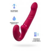 Малиновый безремневой страпон Lapis - 23 см. - Lovense - купить с доставкой в Сургуте