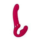 Малиновый безремневой страпон Lapis - 23 см. - Lovense - купить с доставкой в Сургуте