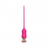 Розовый тонкий стимулятор Nipple Vibrator - 23 см. - I-MOON - купить с доставкой в Сургуте