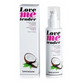 Съедобное согревающее массажное масло Love Me Tender Cocos с ароматом кокоса - 100 мл. - Love to Love - купить с доставкой в Сургуте