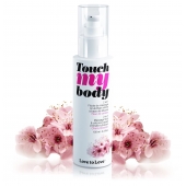 Силиконовый лубрикант 2-в-1 Touch My Body с ароматом вишнёвого цвета - 100 мл. - Love to Love - купить с доставкой в Сургуте