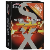 Презервативы Sagami Xtreme ENERGY с ароматом энергетика - 3 шт. - Sagami - купить с доставкой в Сургуте