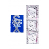 Розовые презервативы Sagami Xtreme FEEL FIT 3D - 3 шт. - Sagami - купить с доставкой в Сургуте
