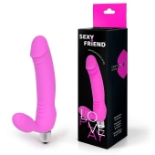 Розовый безремневой страпон Sexy Friend - 1137 - купить с доставкой в Сургуте