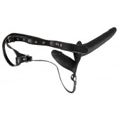 Женский страпон с вагинальной пробкой - 15 см. - Orion - купить с доставкой в Сургуте