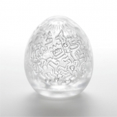 Мастурбатор-яйцо Keith Haring EGG PARTY - Tenga - в Сургуте купить с доставкой