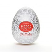 Мастурбатор-яйцо Keith Haring EGG PARTY - Tenga - в Сургуте купить с доставкой