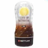 Прозрачный текстурированный мастурбатор Vacuum Cup Masturbator Stellar - Baile - в Сургуте купить с доставкой