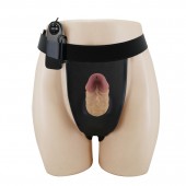 Полый вибрострапон на регулируемых трусиках Draven - 17,5 см. - Baile - купить с доставкой в Сургуте