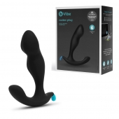 Черный утяжеленный анальный стимулятор Rocker Plug - 12 см. - b-Vibe - в Сургуте купить с доставкой