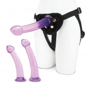 Тренировочный набор с тремя насадками Pegging Training Set - Lux Fetish - купить с доставкой в Сургуте