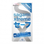 Презервативы Sagami Xtreme Ultrasafe с двойным количеством смазки - 10 шт. - Sagami - купить с доставкой в Сургуте