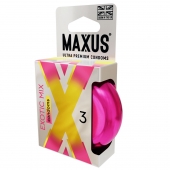 Ароматизированные презервативы Maxus Exotic Mix - 3 шт. - Maxus - купить с доставкой в Сургуте