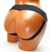 Трусики для страпона коричневого цвета - БДСМ Арсенал - купить с доставкой в Сургуте