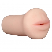 Нежный мастурбатор-ротик REALSTUFF 5INCH MASTURBATOR BJ - Dream Toys - в Сургуте купить с доставкой