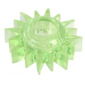 Зеленое эрекционное кольцо-солнце - Toyfa Basic - в Сургуте купить с доставкой