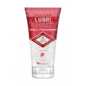 Интимный гель-смазка на водной основе Lubrimax Magic Strawberry - 75 мл. - ИнтелБИО - купить с доставкой в Сургуте