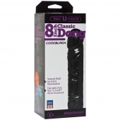 Насадка-фаллоимитатор Vac-U-Lock CodeBlack 8 Inch Classic Dong - 19,3 см. - Doc Johnson - купить с доставкой в Сургуте