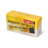 Презервативы увеличенного размера Sagami Original 0.02 XL-size - 12 шт. - Sagami - купить с доставкой в Сургуте