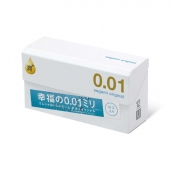Увлажнённые презервативы Sagami Original 0.01 Extra Lub - 12 шт. - Sagami - купить с доставкой в Сургуте
