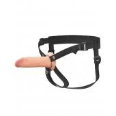 Полый страпон на ремнях 6’’ Hollow Silicone Strap-on - Pipedream - купить с доставкой в Сургуте