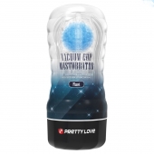 Прозрачный текстурированный мастурбатор Vacuum Cup Masturbator Planet - Baile - в Сургуте купить с доставкой