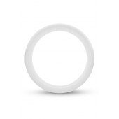Белое люминесцентное эрекционное кольцо Silicone Glo Cock Ring - Blush Novelties - в Сургуте купить с доставкой
