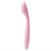 Нежно-розовый клиторальный вибратор Keri Pale Pink - 17 см. - Svakom