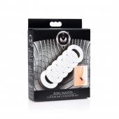 Комплект из 6 прозрачных эрекционных колец Ring Master Custom Ball Stretcher Kit - XR Brands - в Сургуте купить с доставкой