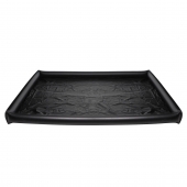 Черная виниловая простынь с надувными краями Nuru Inflatable Vinyl Massage Sheet - XR Brands - купить с доставкой в Сургуте