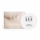 Массажная свеча для всего тела Slow Sex - 50 гр. - Bijoux Indiscrets - купить с доставкой в Сургуте