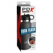 Смуглый мастурбатор-вагина в корпусе-бутылке F*ck Flask - Pipedream - в Сургуте купить с доставкой