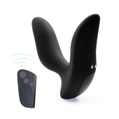 Черный вибромассажер простаты 3,5’’ Remote Control Curve P-spot Massager - 12 см. - Erokay - в Сургуте купить с доставкой