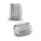 Прозрачная насадка с шипами STAY HARD COCK SLEEVE 01 CLEAR - Blush Novelties - в Сургуте купить с доставкой