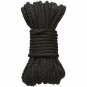 Черная верёвка для связывания и фиксации Bind Tie - 9,14 м. - Doc Johnson - купить с доставкой в Сургуте