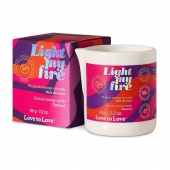 Массажная свеча Light My Fire Coconut с ароматом кокоса - 65 гр. - Love to Love - купить с доставкой в Сургуте