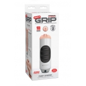 Мастурбатор-вагина Extreme Toyz Mega Grip Vibrating Stroker Mouth - Pipedream - в Сургуте купить с доставкой