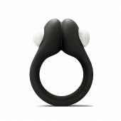 Черное эрекционное кольцо Zippy Vibrating Ring With Bullet - Adrien Lastic - в Сургуте купить с доставкой