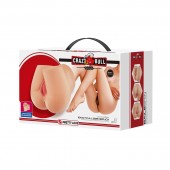 Телесный мастурбатор-полуторс Rolonda - Baile - в Сургуте купить с доставкой